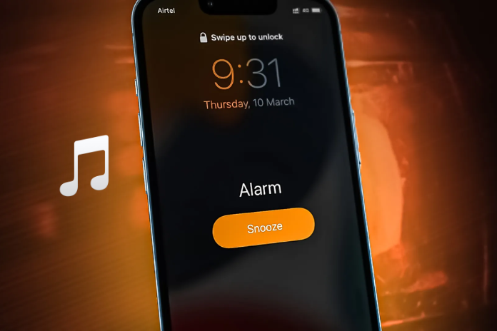 how to make a song your alarm